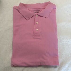 Croft & Barrow Men's Pink Polo Shirt XL